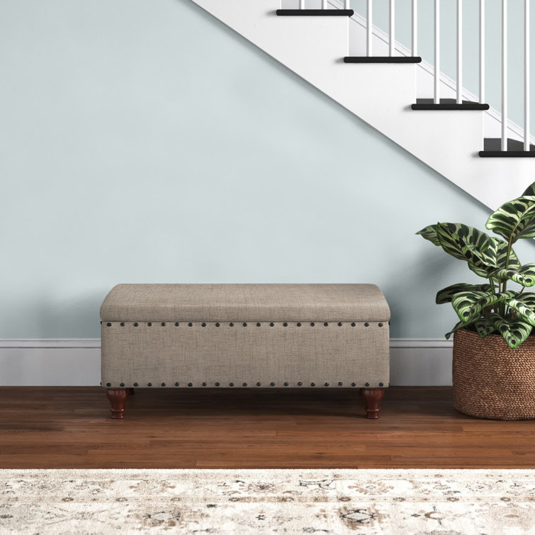 Three Posts™ Latimer Upholstered Flip Top Storage Bench & Reviews Wayfair